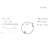 KAMERA WANDALOODPORNA IP IPC-HDBW2449E-S-IL-0360B WizSense Smart Dual Light - 4 Mpx 3.6 mm DAHUA