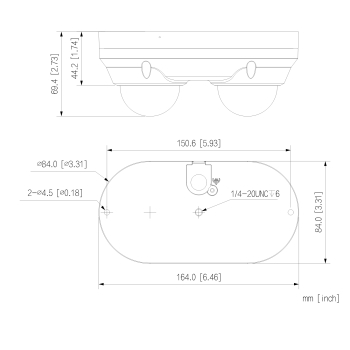 PODWÓJNA KAMERA WANDALOODPORNA IP IPC-HDBW2449F-AS-E2-IL-0280B-BLACK WizSense Smart Dual Light 2 X 4 Mpx 2 X 2.8 mm DAHUA