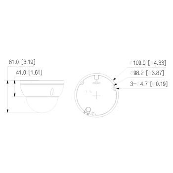 KAMERA WANDALOODPORNA IP IPC-HDBW2649E-S-IL-0280B WizSense Smart Dual Light - 6 Mpx 2.8 mm DAHUA