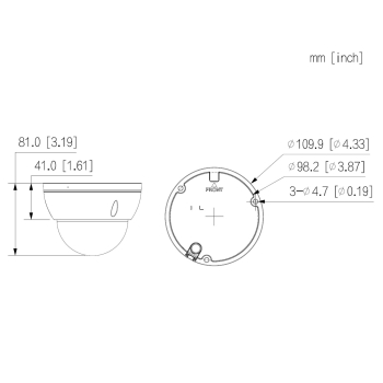 KAMERA WANDALOODPORNA IP IPC-HDBW2649E-S-IL-0360B WizSense Smart Dual Light - 6 Mpx 3.6 mm DAHUA