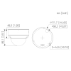 KAMERA WANDALOODPORNA IP IPC-HDBW3849E-AS-IL-0280B-BLACK WizSense Smart Dual Light - 8 Mpx 4K UHD 2.8 mm DAHUA