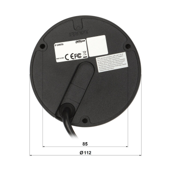 KAMERA WANDALOODPORNA IP IPC-HDBW3849E-AS-IL-0280B-BLACK WizSense Smart Dual Light - 8 Mpx 4K UHD 2.8 mm DAHUA