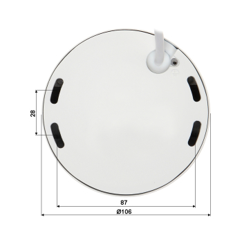 KAMERA WANDALOODPORNA IP IPC-HDBW4431F-M-DAE-0280B-S2 - 4 Mpx 2.8 mm DAHUA