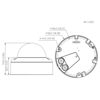 KAMERA IP IPC-HDBW5559E1-ZE-IL-27135 WizMind - 5 Mpx 2.7 mm ... 13.5 mm DAHUA