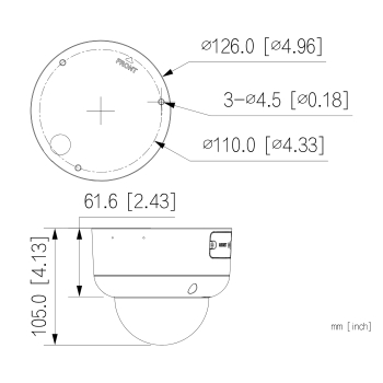 KAMERA WANDALOODPORNA IP IPC-HDBW5659R1-ASE-PV-0280B-PRO WizMind - 6 Mpx 2.8 mm DAHUA