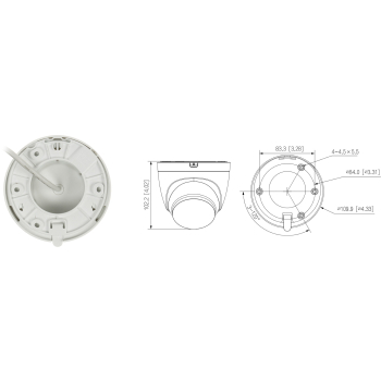 KAMERA IP IPC-HDW1339DA-SAW-IL-0280B Wi-Fi, - 3 Mpx 2.8 mm DAHUA