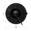 KAMERA IP IPC-HDW1439V-A-IL-0280B-BLACK Smart Dual Light - 4 Mpx 2.8 mm DAHUA