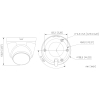 KAMERA IP IPC-HDW1439V-A-IL-0280B-BLACK Smart Dual Light - 4 Mpx 2.8 mm DAHUA