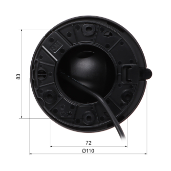 KAMERA IP IPC-HDW1439V-A-IL-0280B-BLACK Smart Dual Light - 4 Mpx 2.8 mm DAHUA