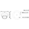 KAMERA IP IPC-HDW1530T-0280B-S6 - 5 Mpx 2.8 mm DAHUA