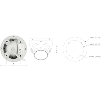 KAMERA IP IPC-HDW1839T-A-IL-0280B-S6 Smart Dual Light 8.3 Mpx 4K UHD 2.8 mm DAHUA