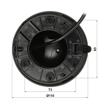 KAMERA IP IPC-HDW21249T-S-IL-0280B-BLACK WizSense - 12 Mpx 2.8 mm DAHUA