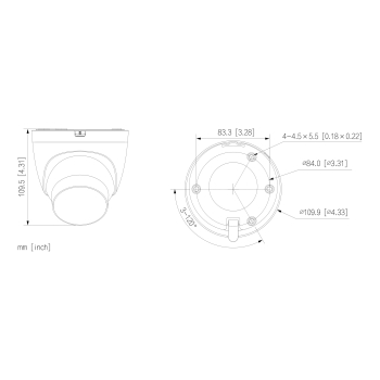 KAMERA IP IPC-HDW21249T-S-IL-0280B WizSense - 12 Mpx 2.8 mm DAHUA