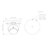 KAMERA IP IPC-HDW3849QM-S-IL-0280B WizSense Smart Dual Light - 8 Mpx 4K UHD 2.8 mm DAHUA