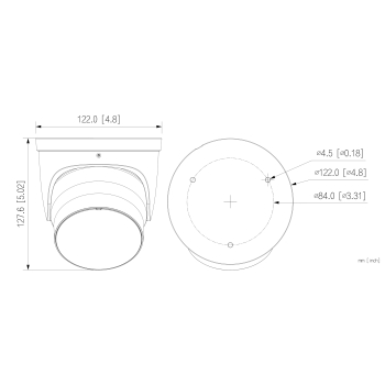 KAMERA WANDALOODPORNA IP IPC-HDW5659H-ASE-PV-0280B-PRO Smart Dual Light WizMind - 6 Mpx DAHUA