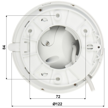 KAMERA IP IPC-HDW5842TM-ASE-0280B-S3 WizMind S - 8 Mpx 2.8 mm DAHUA