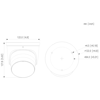 KAMERA WANDALOODPORNA IP IPC-HDW5859H-ASE-PV-0280B-PRO Smart Dual Light WizMind - 8 Mpx 1280 × 720 DAHUA