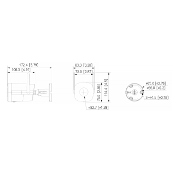 KAMERA IP IPC-HFW1339DTK1-SAW-IL-0280B Wi-Fi - 3 Mpx 2.8 mm DAHUA