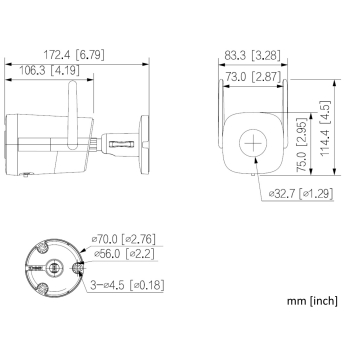 KAMERA IP IPC-HFW1539DTK1-SAW-IL-0280B Wi-Fi 6 Smart Dual Light - 5 Mpx 2.8 mm DAHUA