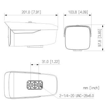 KAMERA IP IPC-HFW2449M-S-LED-0360B-B-PRO-S1 WizSense WizColor - 4 Mpx 3.6 mm DAHUA