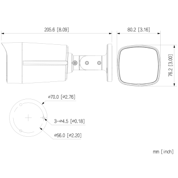 KAMERA IP IPC-HFW2449TL-S-LED-0280B-PROX WizSense WizColor X - 4 Mpx 2.8 mm DAHUA