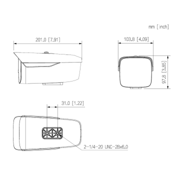 KAMERA IP IPC-HFW2649M-S-LED-0360B-B-PRO WizSense WizColor - 6 Mpx 3.6 mm DAHUA