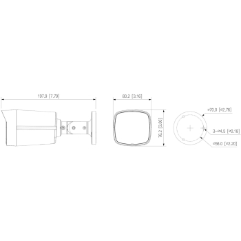 KAMERA IP IPC-HFW2649TL-S-LED-0280B-PRO WizSense WizColor - 6 Mpx 2.8 mm DAHUA