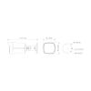 KAMERA IP IPC-HFW2849TL-S-LED-0280B-PRO WizSense WizColor - 8 Mpx 4K UHD 2.8 mm DAHUA