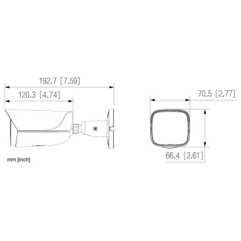 KAMERA IP IPC-HFW3849E-AS-IL-0280B Smart Dual Light AcuPick WizSense - 8 Mpx 4K UHD 2.8 mm DAHUA