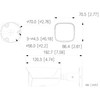 KAMERA IP IPC-HFW5459E-ASE-IL-0360B Smart Dual Light WizMind - 4 Mpx 3.6 mm DAHUA