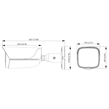 KAMERA IP IPC-HFW5541E-ASE-0280B-S3 WizMind S - 5 Mpx 2.8 mm DAHUA