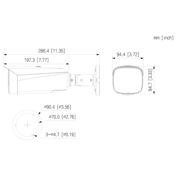 KAMERA WANDALOODPORNA IP IPC-HFW5859T1-ASE-PV-0280B-PRO Smart Dual Light WizMind - 8 Mpx, 4K UHD 2.8 mm DAHUA