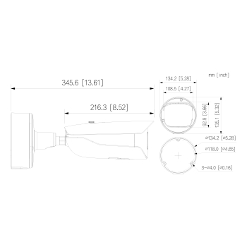 KAMERA WANDALOODPORNA IP IPC-HFW7442H-Z-0832-DC12AC24V-X WizMind X AcuPick - 4 Mpx 8 ... 32 mm - MOTOZOOM DAHUA