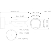 KAMERA WANDALOODPORNA IP IPC-HFW7442H-Z4-X - 4 Mpx 8 ... 32 mm - MOTOZOOM DAHUA