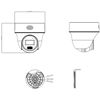 KAMERA IP OBROTOWA ZEWNĘTRZNA IPC-PT1239H-PV-0280B Smart Dual Light Active Deterrence - 1080p 2.8 mm DAHUA