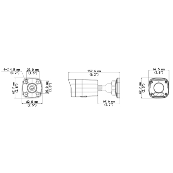 KAMERA IP IPC2124LB-AF28K-A2 - 4 Mpx 2.8 mm UNIVIEW
