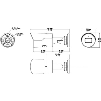 KAMERA IP IPC2124LE-ADF40KM-H - 4 Mpx 4 mm UNIVIEW