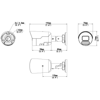 KAMERA IP IPC2124SB-ADF28KMC-I1 Wise-ISP Tri-Guard - 4 Mpx 2.8 mm UNIVIEW