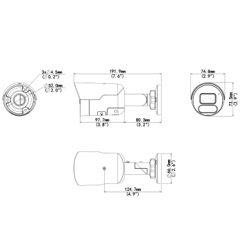 KAMERA IP IPC2128LE-ADF28KMC-DL ColorHunter - 8 Mpx 2.8 mm UNIVIEW