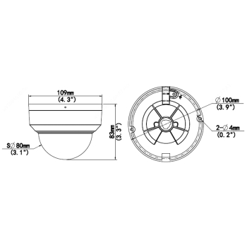 KAMERA WANDALOODPORNA IP IPC322LB-ADF28K-H - 1080p 2.8 mm UNIVIEW