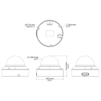 KAMERA WANDALOODPORNA IP IPC3238SB-ADZKM-DL-I1 Smart Dual Light Wise-ISP - 8 Mpx 2.8 ... 12 mm UNIVIEW