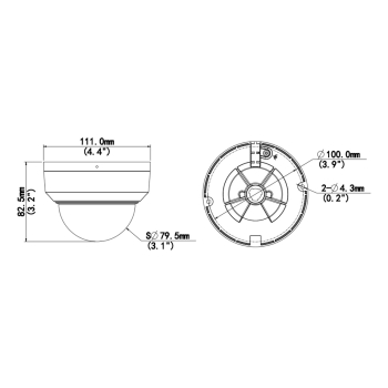 KAMERA WANDALOODPORNA IP IPC324LE-ADF40K-H - 4 Mpx 4 mm UNIVIEW