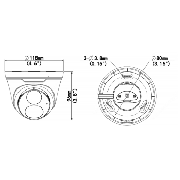 KAMERA IP IPC3618LE-ADF28KC-DL ColorHunter 8 Mpx 2.8 mm UNIVIEW