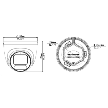KAMERA IP IPC3624LE-ADF28K-WP OwlView Wise-ISP - 4 Mpx 2.8 mm UNIVIEW