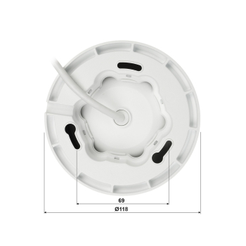 KAMERA IP IPC3628LE-ADF40K-WP OwlView Wise-ISP - 8.3 Mpx 4K UHD 4 mm UNIVIEW