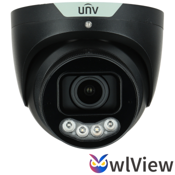 KAMERA IP IPC3638SE-ADZKMC-WP-I1-BLACK TRI-GUARD 3.0 OwlView Plus - 8 Mpx 4K UHD 2.8 mm ... 12 mm UNIVIEW
