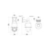 KAMERA IP OBROTOWA ZEWNĘTRZNA IPC6325LFW-AX5C-VG LightHunter Active Deterrence - 5 Mpx 2.7 ... 13.5 mm UNIVIEW