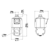 KAMERA IP SZYBKOOBROTOWA IPC94144SFW-X25-F40C LightHunter - 4 Mpx 4.8 ... 120 mm UNIVIEW