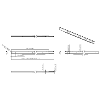 TELESKOPOWE RAMIĘ SZLABANU IPMECD-0262-M2745 (2700 ... 4500) mm DAHUA