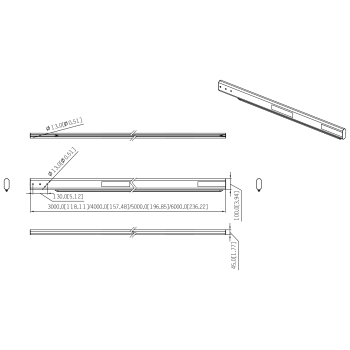 RAMIĘ SZLABANU IPMECD-0262-M40 4000 mm DAHUA